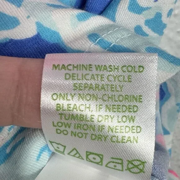 NWT Lilly Pulitzer Margot Tank Top Size S Blue Haven Pop Up Into The Deep Preppy - Picture 9 of 9